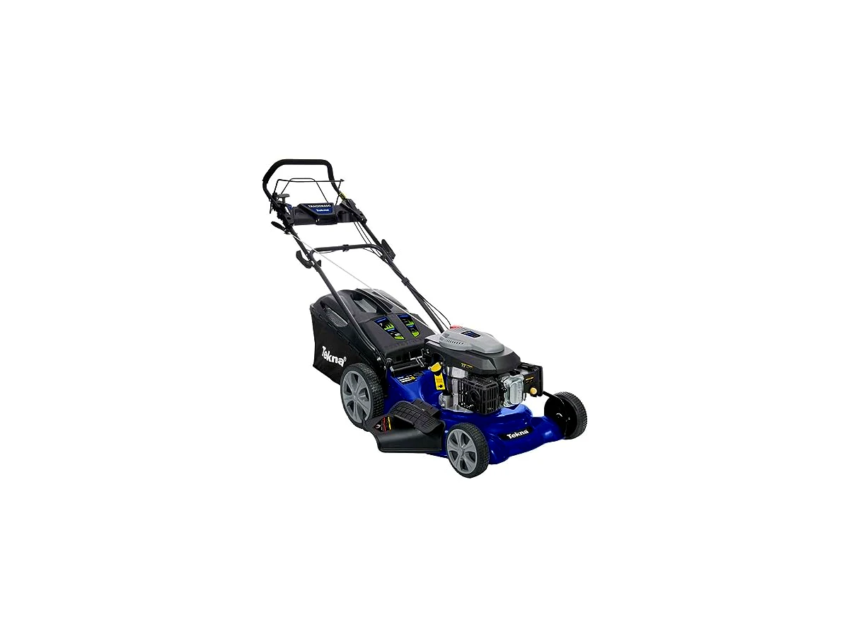 Cortador de Grama a Gasolina Tekna LM510TR-O, Motor 6.0 HP, 51 cm de Corte com Tração Traseira e Saco Recolhedor de 60L