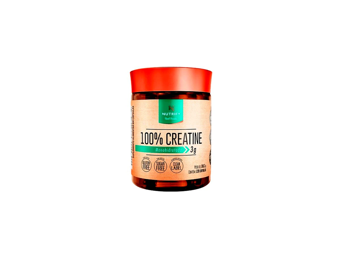 Creatina Creapure® Nutrify Vegana - 120 Cápsulas