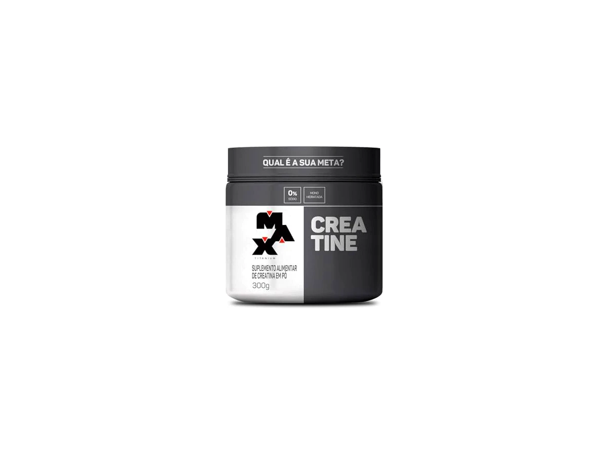 Max Titanium Creatina 100% Pura Pote 300g