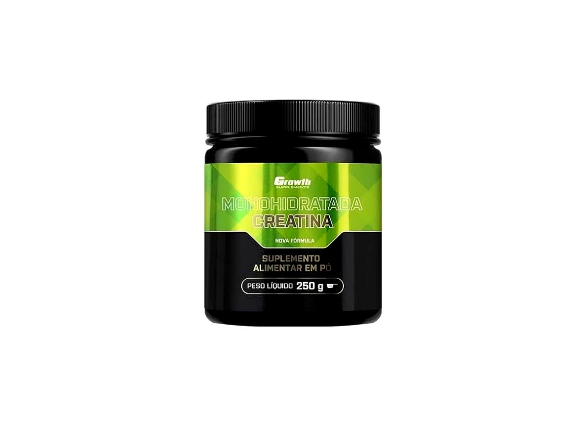Creatina Monohidratada 100% Pura em Pó 250g - Growth Supplements