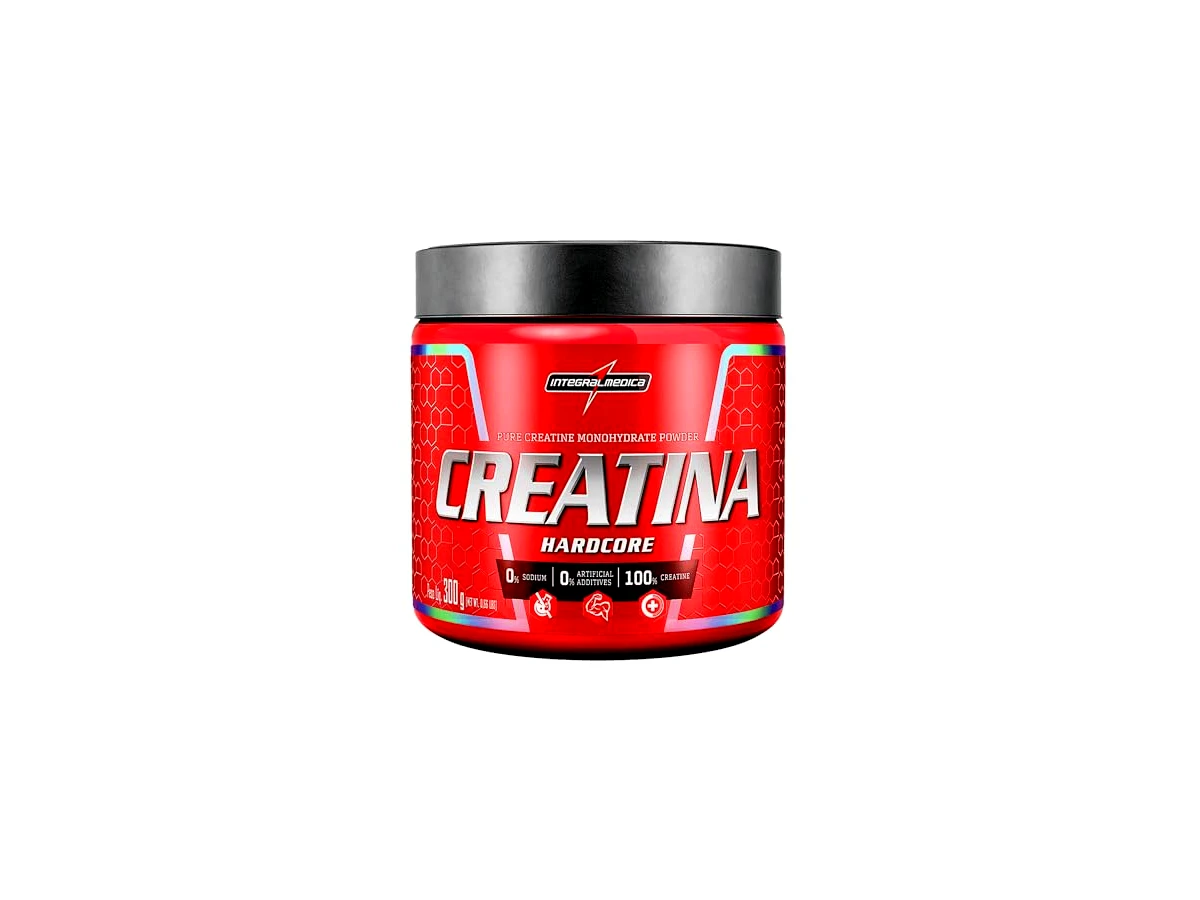 Creatina Hardcore 100% Pura Integralmédica Pote 300g