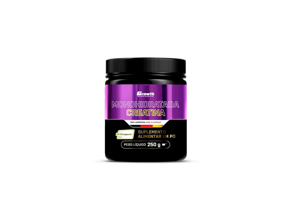 Creatina Monohidratada Creapure em Pó (250g) - Growth Supplements