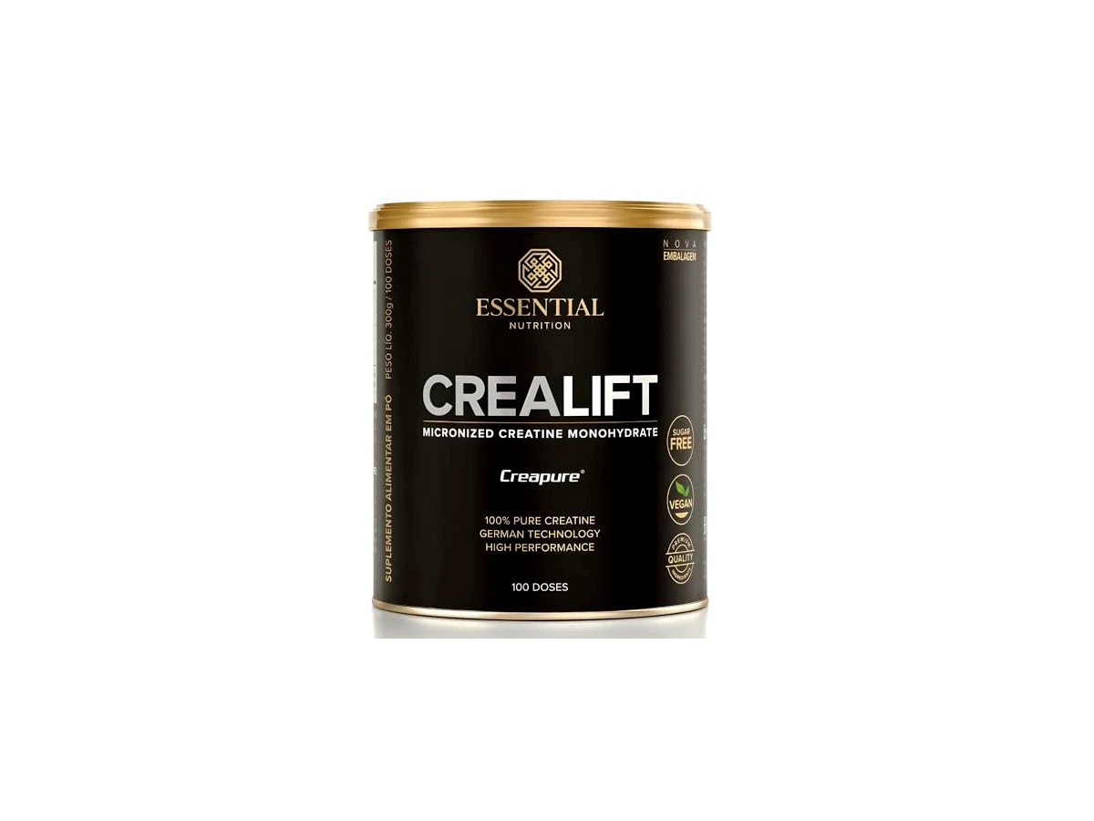 Creatina Monohidratada Creapure Pote (300g) - Essential Nutrition