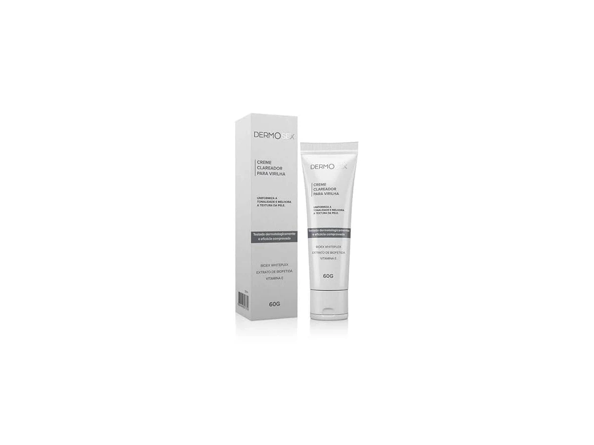 Creme Clareador para virilha, Axila, Pescoço linha Dermosex 60g