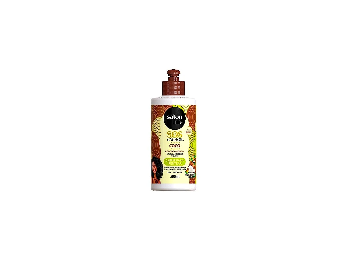Creme para Pentear Salon Line S.O.S Cachos Coco Tratamento Profundo 300ml