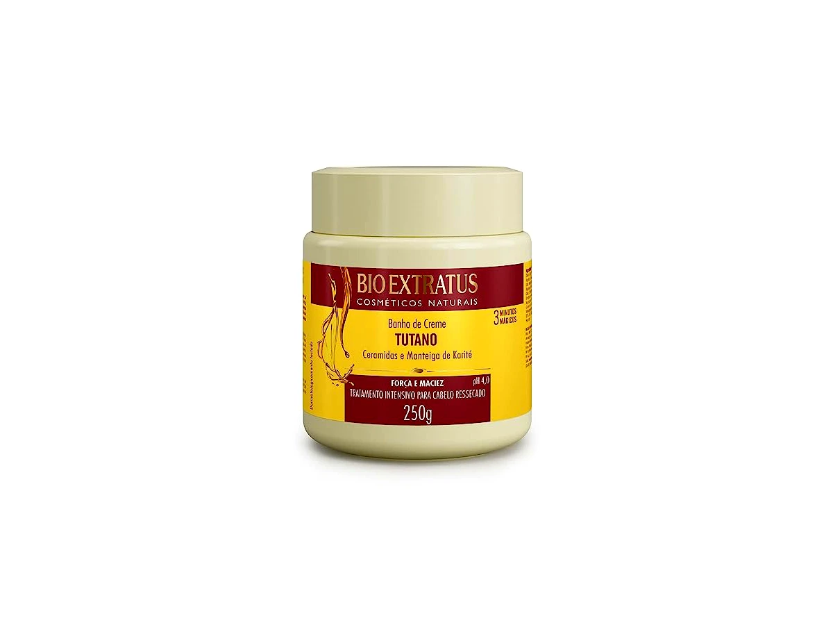 Banho de Creme Bio Extratus Tutano, Ceramidas e Manteiga de Karité 250g