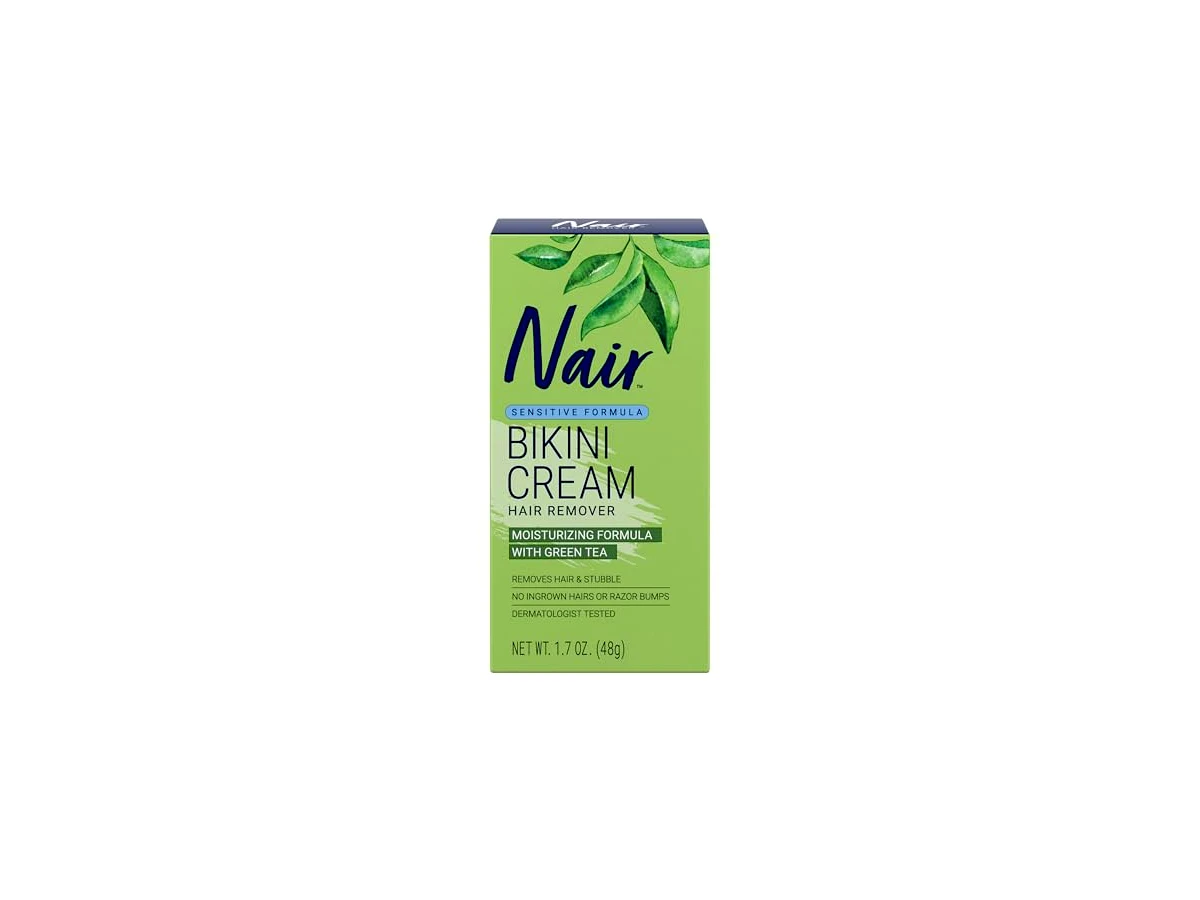 Nair Hair Remover Bikini Cream Sensitive Formula with Green Tea 48g