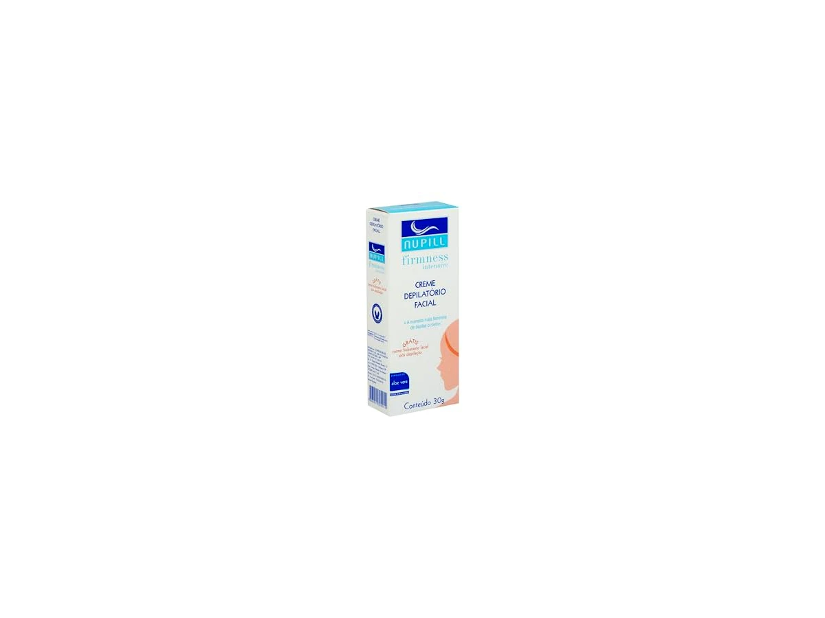 Nupill Firmness Intensive Creme Depilatório Facial com Manteiga de Cacau e Aloe Vera - 30g