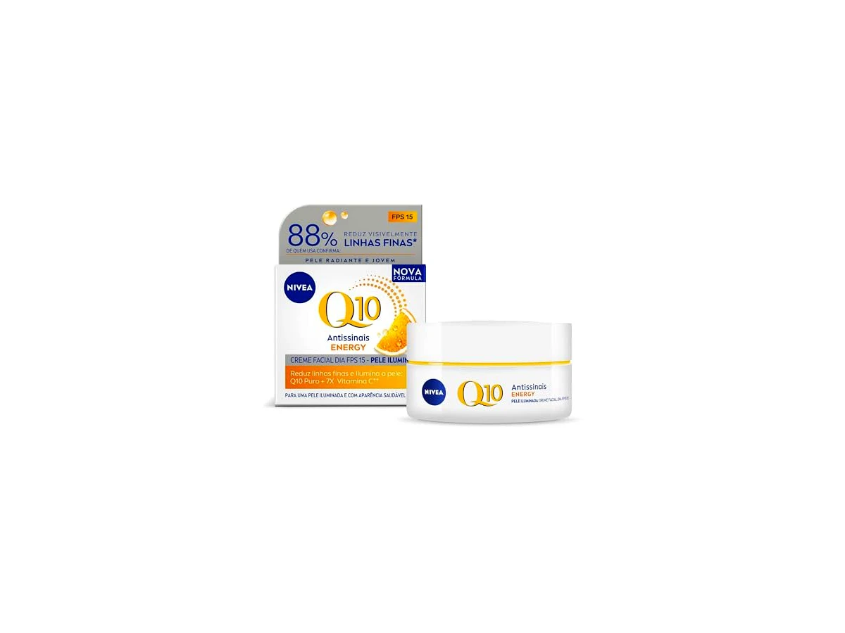 NIVEA Creme Facial Antissinais Dia Q10 Energy Vitamina C FPS 15 (50ml)