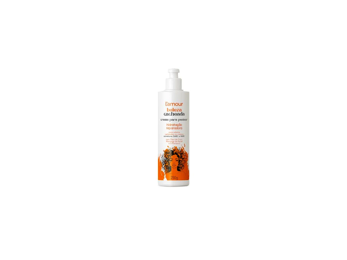 Creme para Pentear L'Amour Beleza Cacheada Hidratação Reparadora