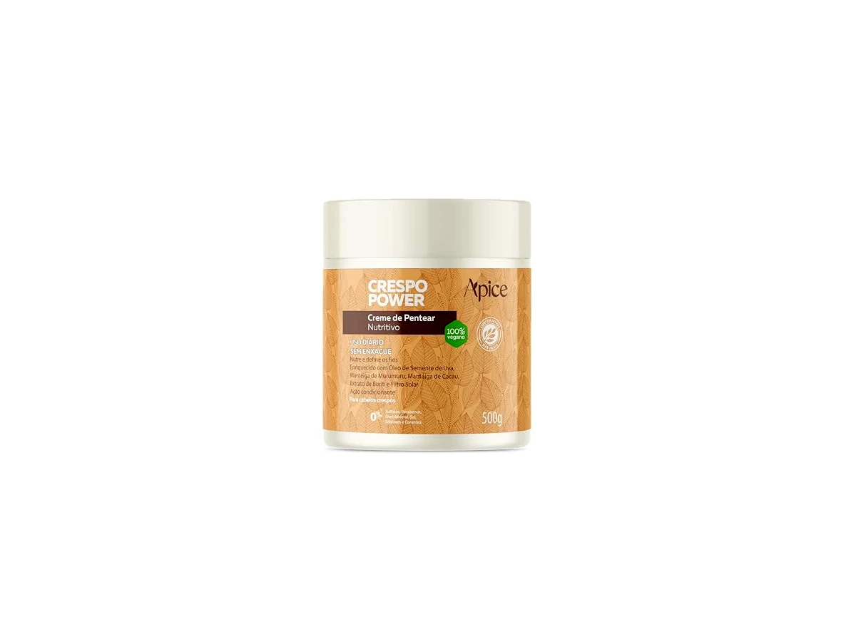 Creme de Pentear Apse Cosmetics Crespo Power Óleo de Semente de Uva e Manteiga de Murumuru 300ml