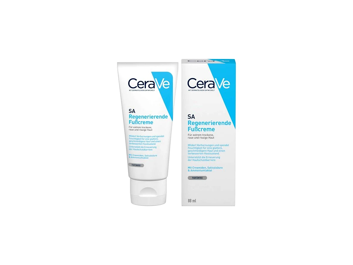 CeraVe Creme Renovador de Pés com Ácido Salicílico e Ceramidas SA Foot Cream