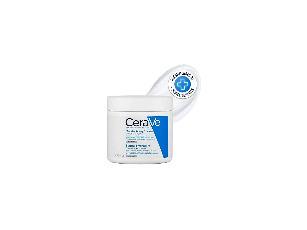 CeraVe Creme Hidratante Rosto e Corpo com Ácido Hialurônico e Ceramidas (Pote 453g)