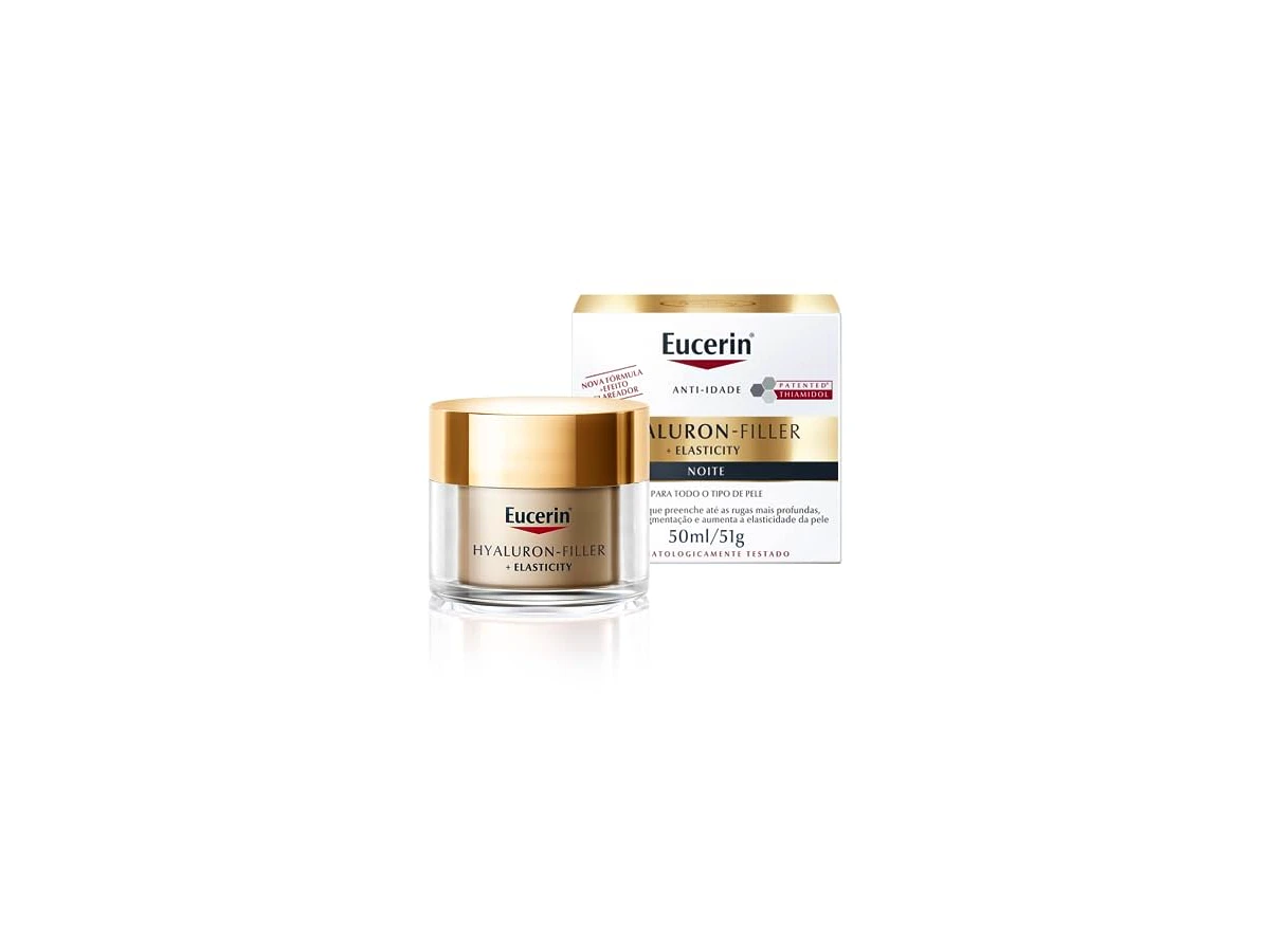 Eucerin Hyaluron-Filler + Elasticity Creme Noturno Antirrugas e Redensificador