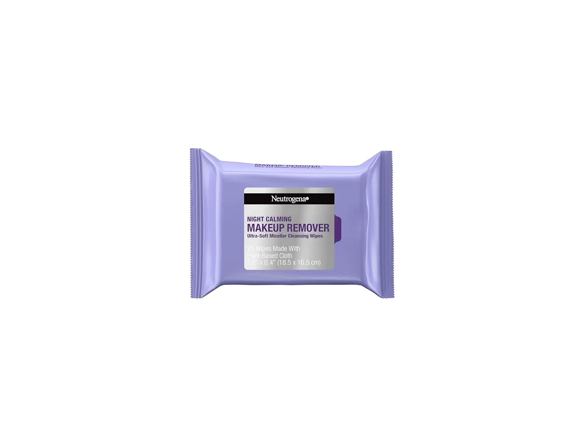 Neutrogena Night Calming Makeup Remover Cleansing Towelettes Lenços Demaquilantes 25 Unidades