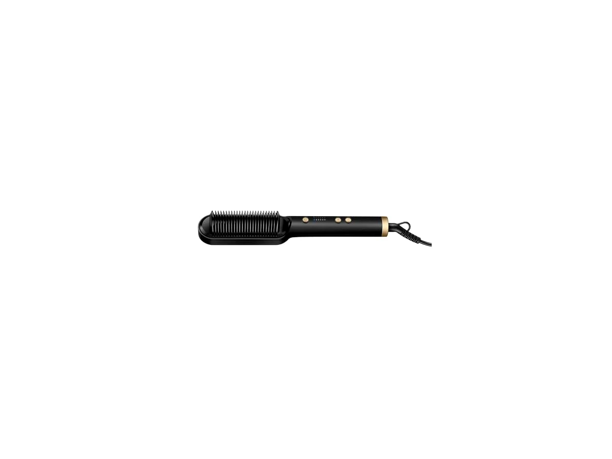 Escova Alisadora Mondial Black Gold Argan EA-06 Bivolt