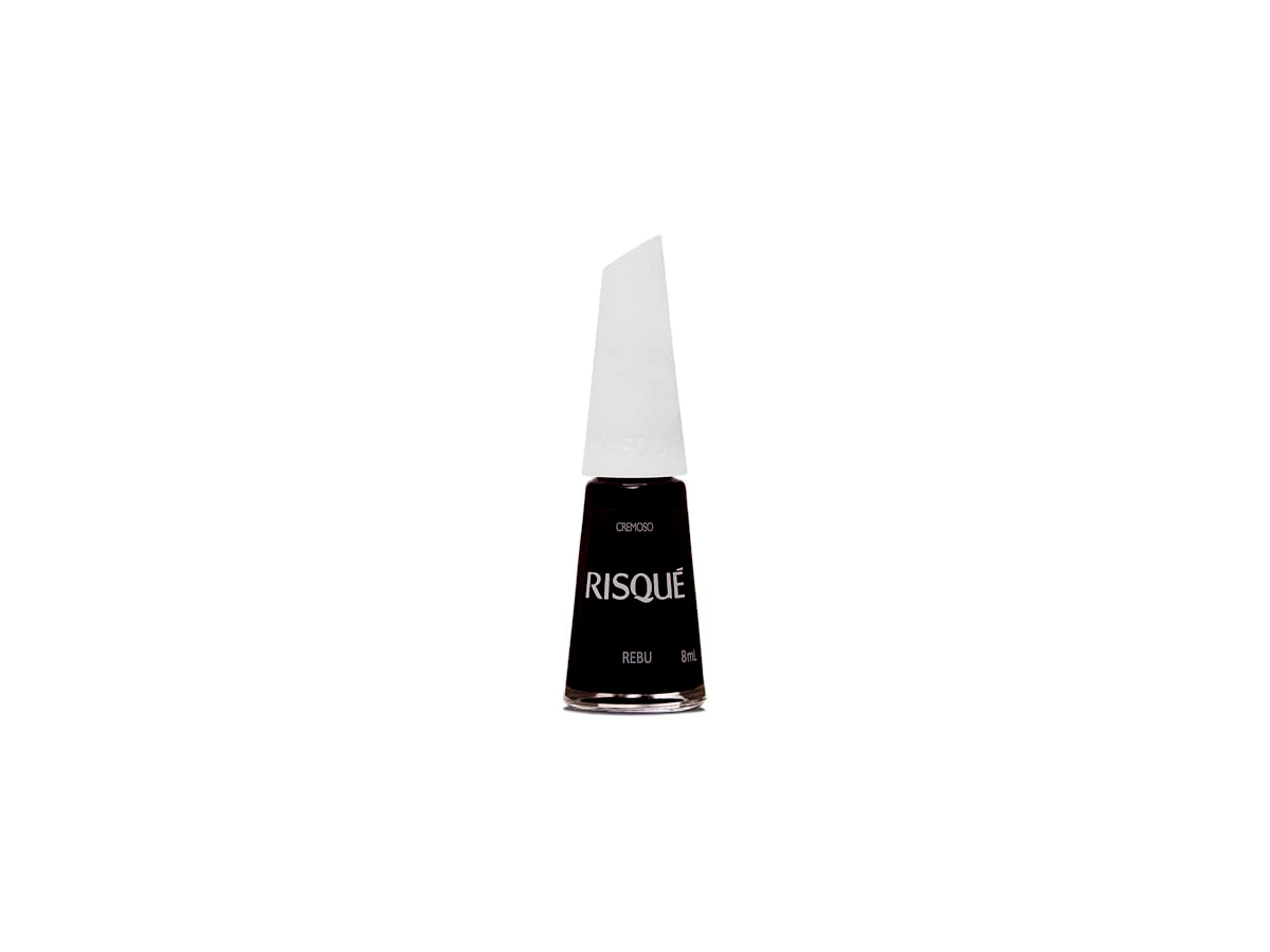 Esmalte Risqué Cremoso Vermelho Rebu 8ml