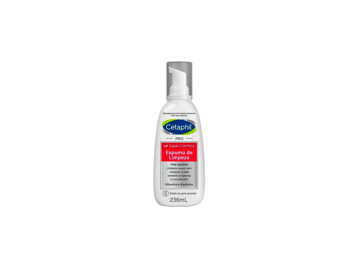 Cetaphil PRO AR Calm Control Espuma de Limpeza Suave para Pele Propensa a Vermelhidão