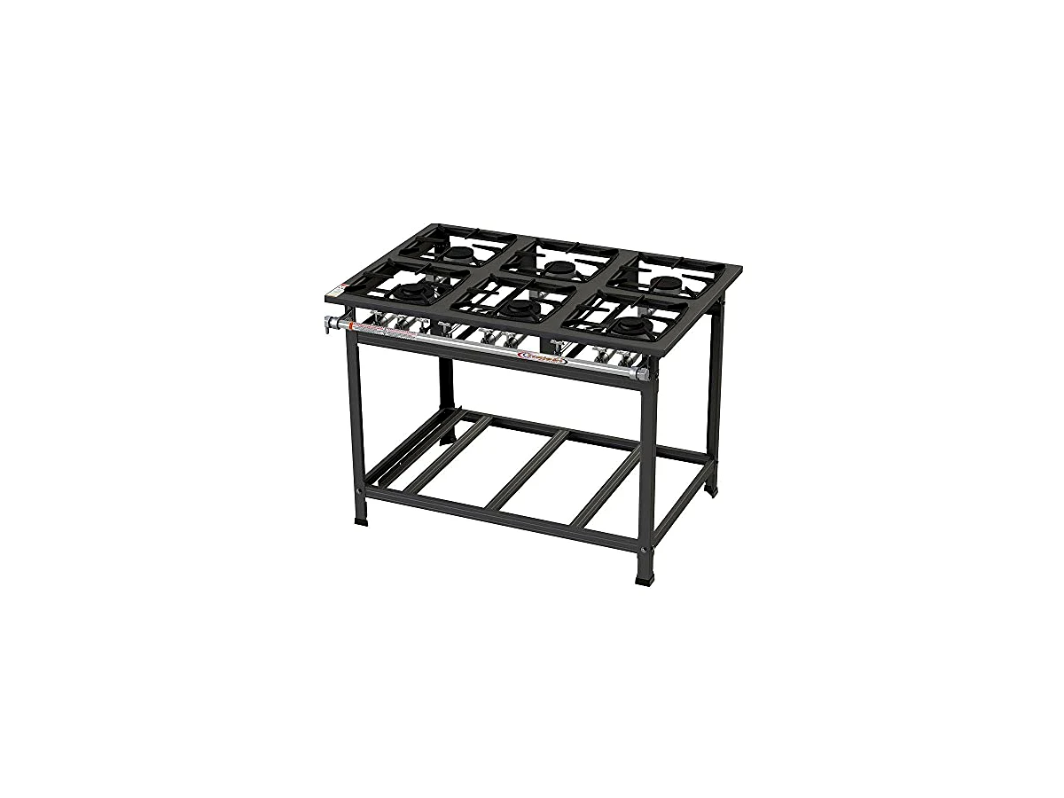 Fogão Industrial Itajobi Linha Extra 6 Bocas Baixa Pressão Perfil 7 com Forno FGI061