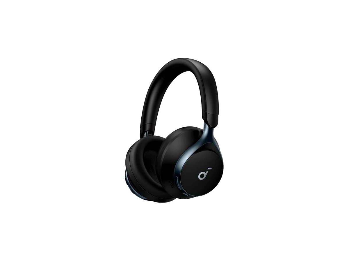 soundcore Space One da Anker, Fone de Ouvido Bluetooth 5.3 com ANC adaptivo, Headphone Gamer, Over-Ear, 55h de Bateria, Áudio Hi-Res LDAC, Controle via App, Chamadas Claras, Ajuste Confortável, Preto