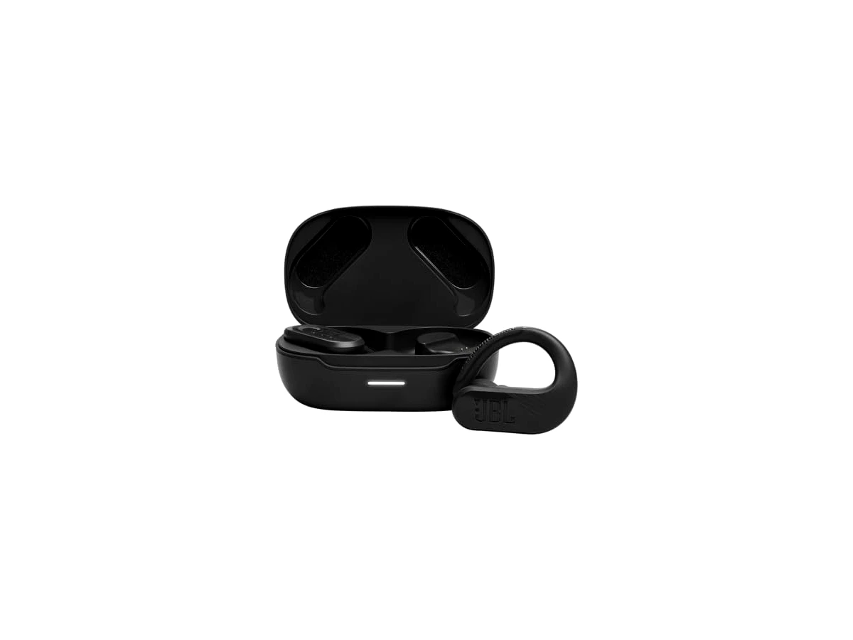 JBL Endurance Peak 3 - Fones de ouvido ativos sem fio verdadeiros à prova de poeira e água (IP68), som de graves puros, até 50 horas totais de reprodução com carga de velocidade, consciência do