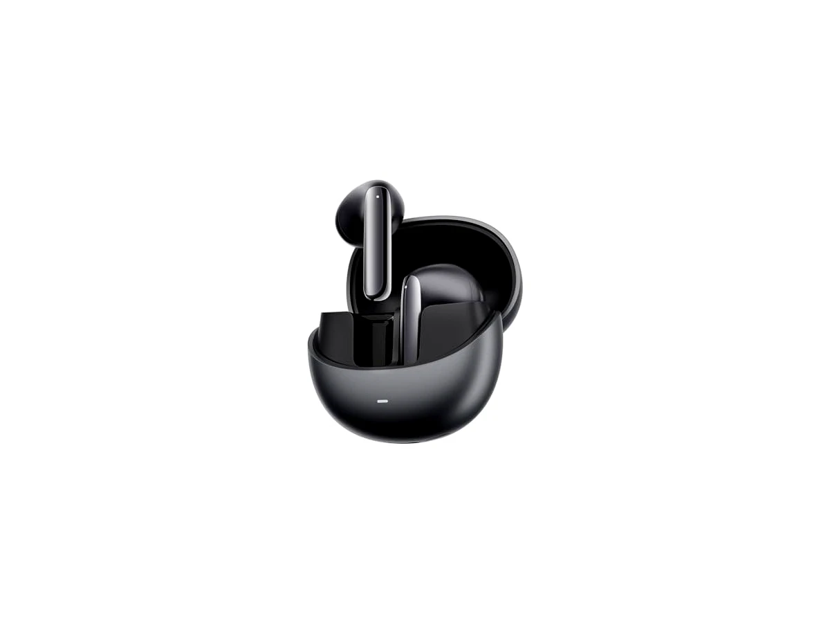 Fones de Ouvido QCY AilyBuds Pro+ ANC, Cancelamento de Ruído Ativo Fone Bluetooth 5.4, Certificação Hi-Res Audio, Conexão Multipontos, 28 Horas Reprodução (Preto)