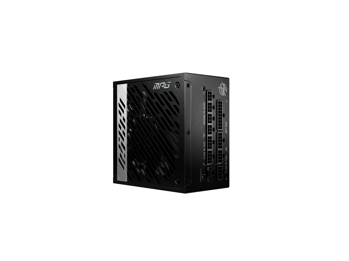 MSI Fonte de alimentação totalmente modular 1000W ATX 3.0 - MPG A1000G PCIE5 - (Active PFC/80 PLUS Ouro)