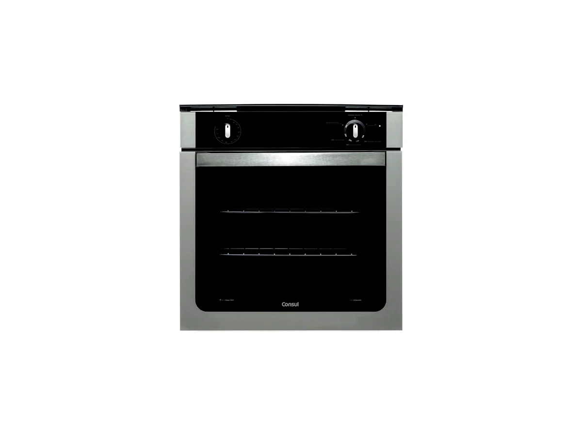 Forno de Embutir a Gás Consul 78 Litros Prata com Timer e Grill COA84BR