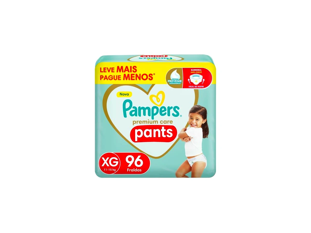 Fralda Descartável Pampers Premium Care Pants Roupinha