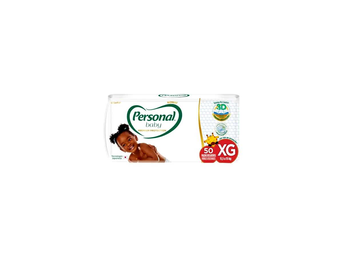 Fralda Descartável Personal Baby Premium Protection Fita