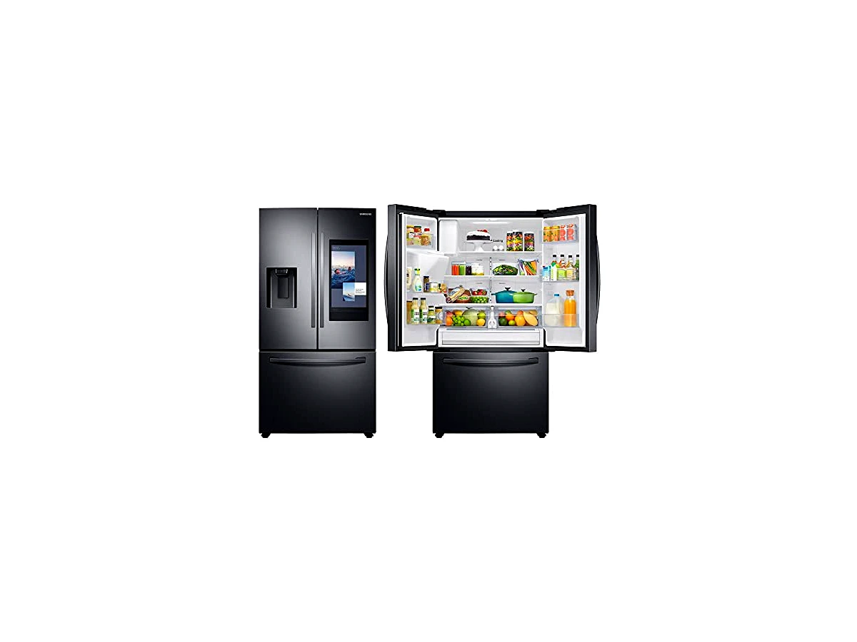Samsung French Door Family Hub Inverter 614L Black Inox (RF27T5501SG)