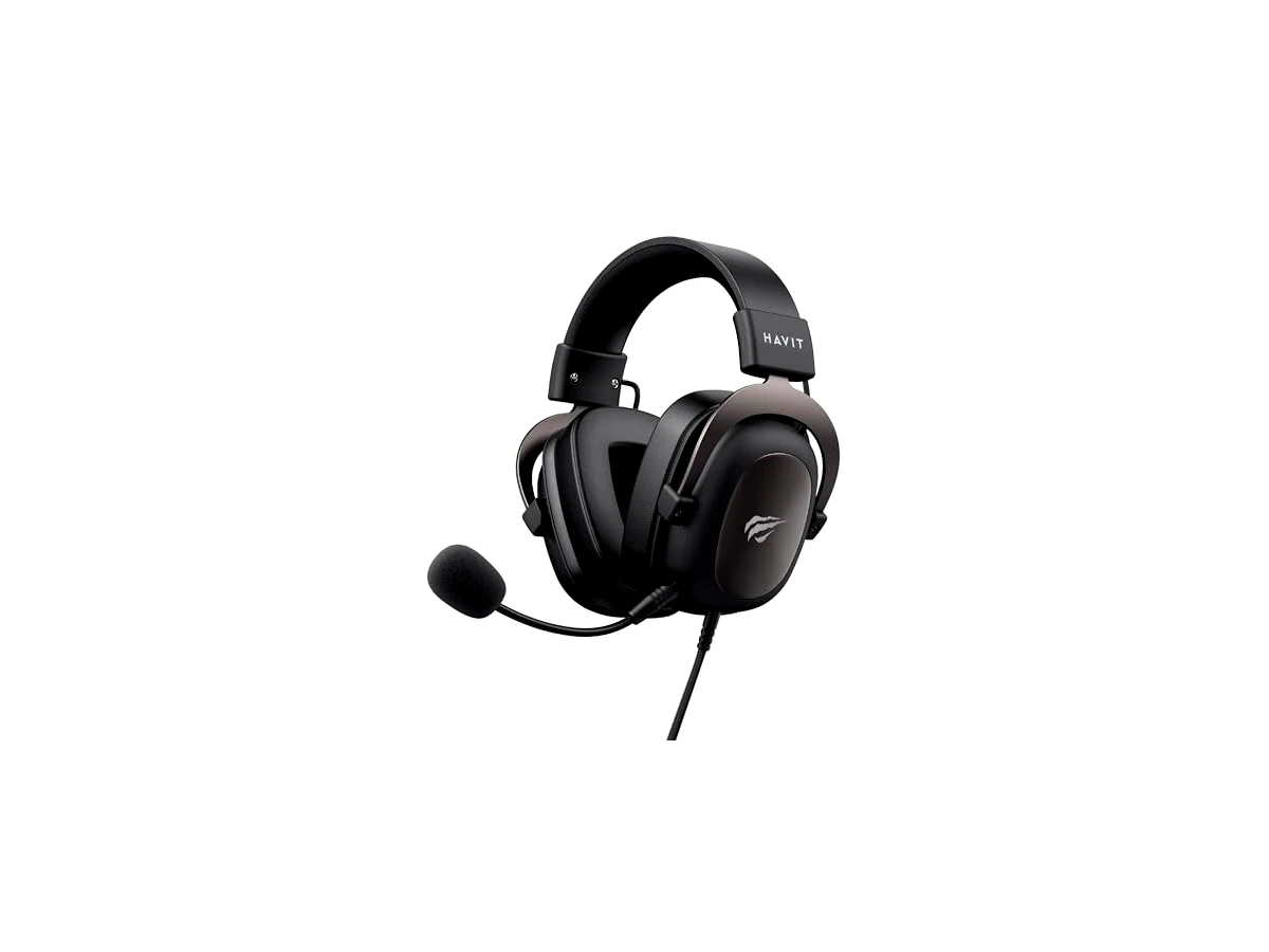 Havit Headphone Fone de Ouvido H2002d, Gamer, com Microfone, Falante 53mm, Plug 3, 5mm: compatível com XBOX ONE e PS4, HAVIT, HV-H2002d