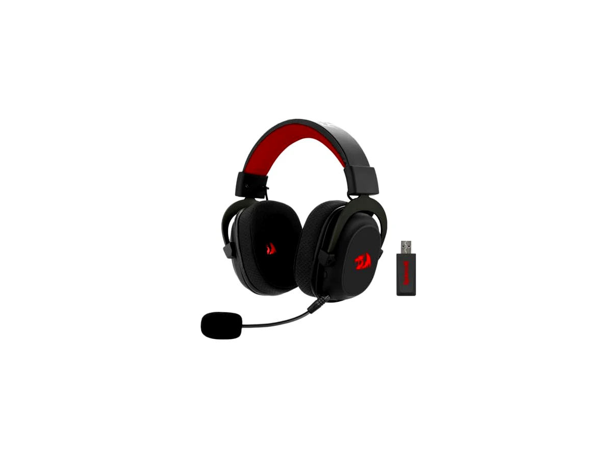 Headset Gamer Redragon Zeus Pro Preto Sem Fio 7.1 H510-PRO