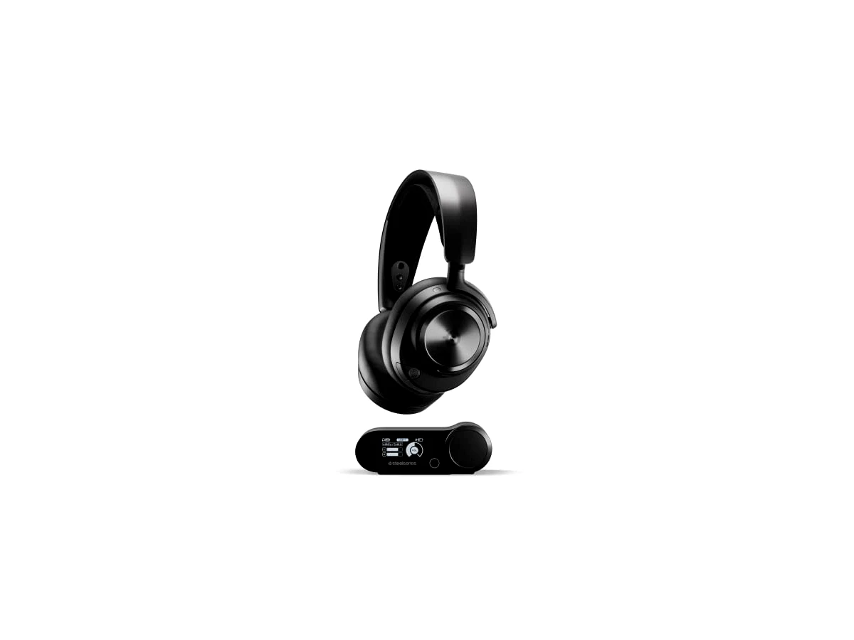 SteelSeries Arctis Nova Pro Wireless Xbox Multi-System Gaming Headset - Premium Hi-Fi Drivers - Active Noise Cancellation Infinity Power System - Stealth Mic - Xbox, PC, PS5, PS4, Switch, Mobile