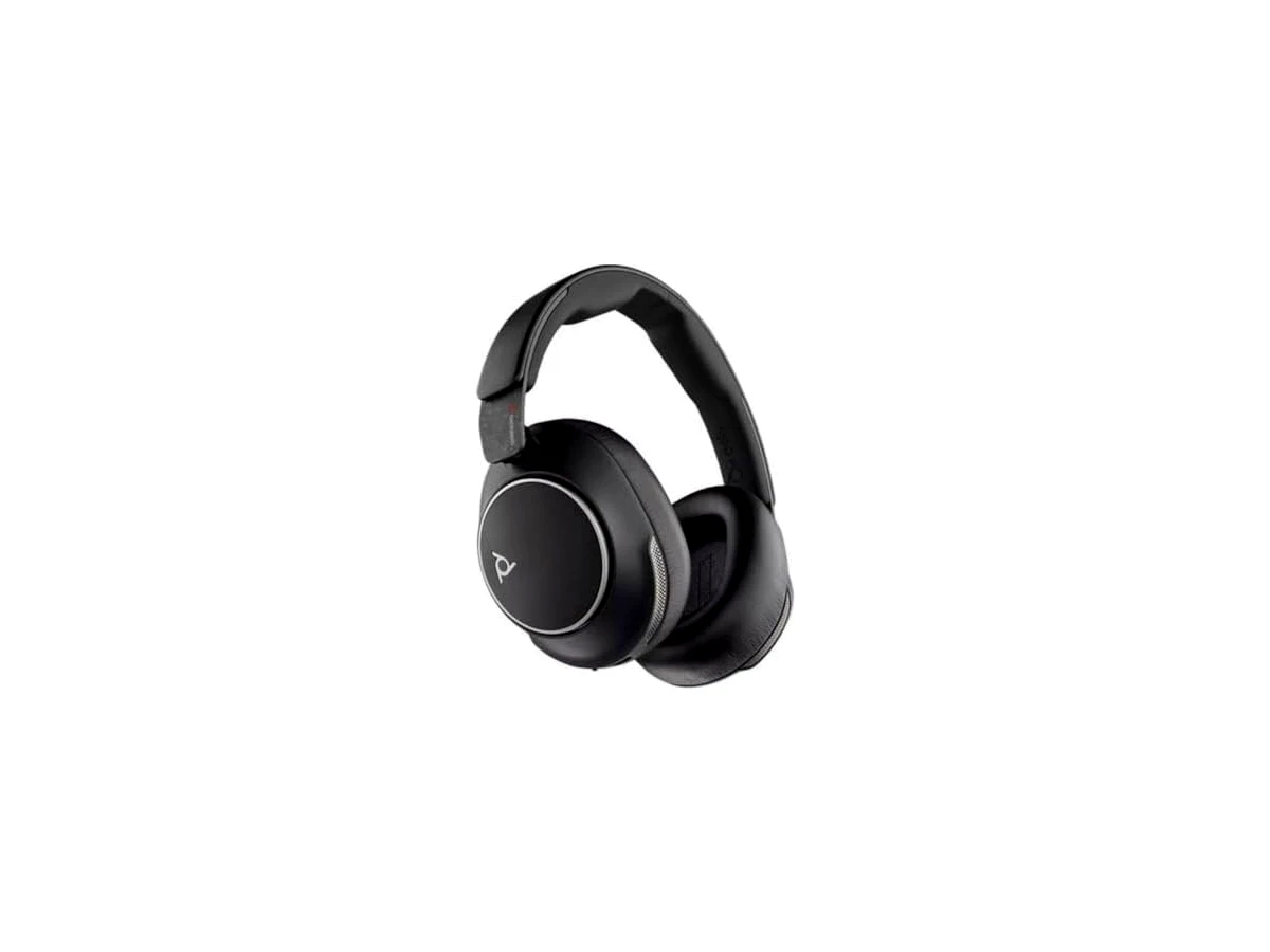 Poly (Plantronics + Polycom) Voyager Surround 80 UC, USB-C, adaptador USB-C/A, (VS80T, BT700C), preto, WW​