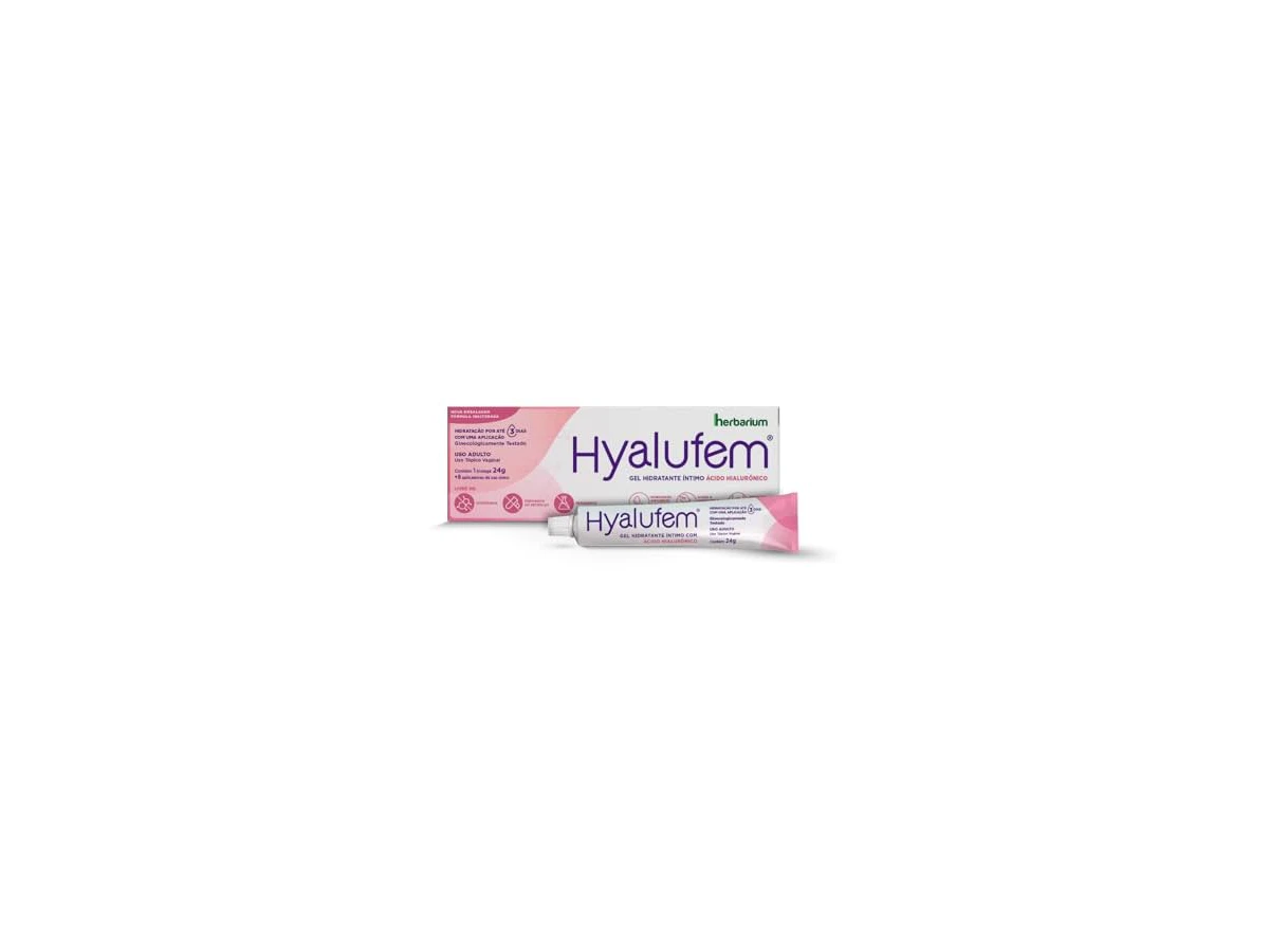 Hyalufem Gel Hidratante Intravaginal 24g (Acompanha 8 aplicadores)