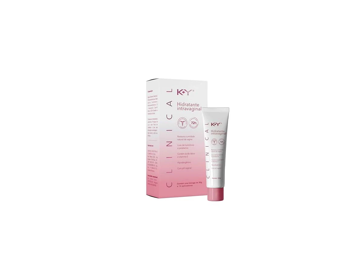 K-Y Clinical Hidratante Intravaginal 30g (Acompanha 10 aplicadores)