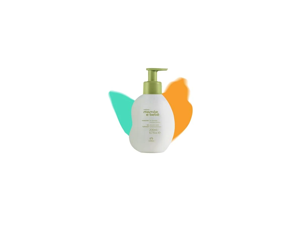Loção Hidratante Vegana Corporal Natura Mamãe e Bebê Tradicional 200ml