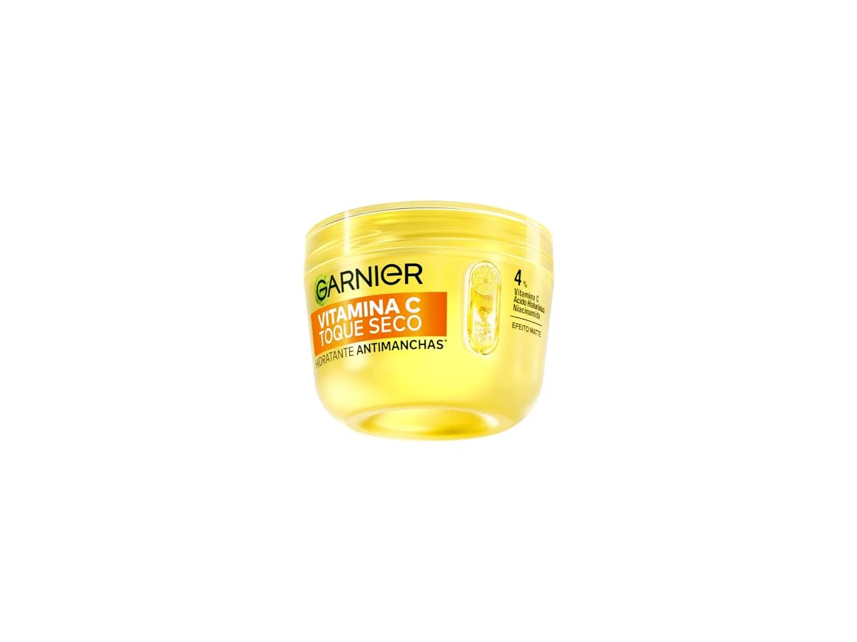 Garnier Gel Creme Hidratante Facial Antimanchas Toque Seco com Vitamina C, Niacinamida e Ácido Hialurônico 85g
