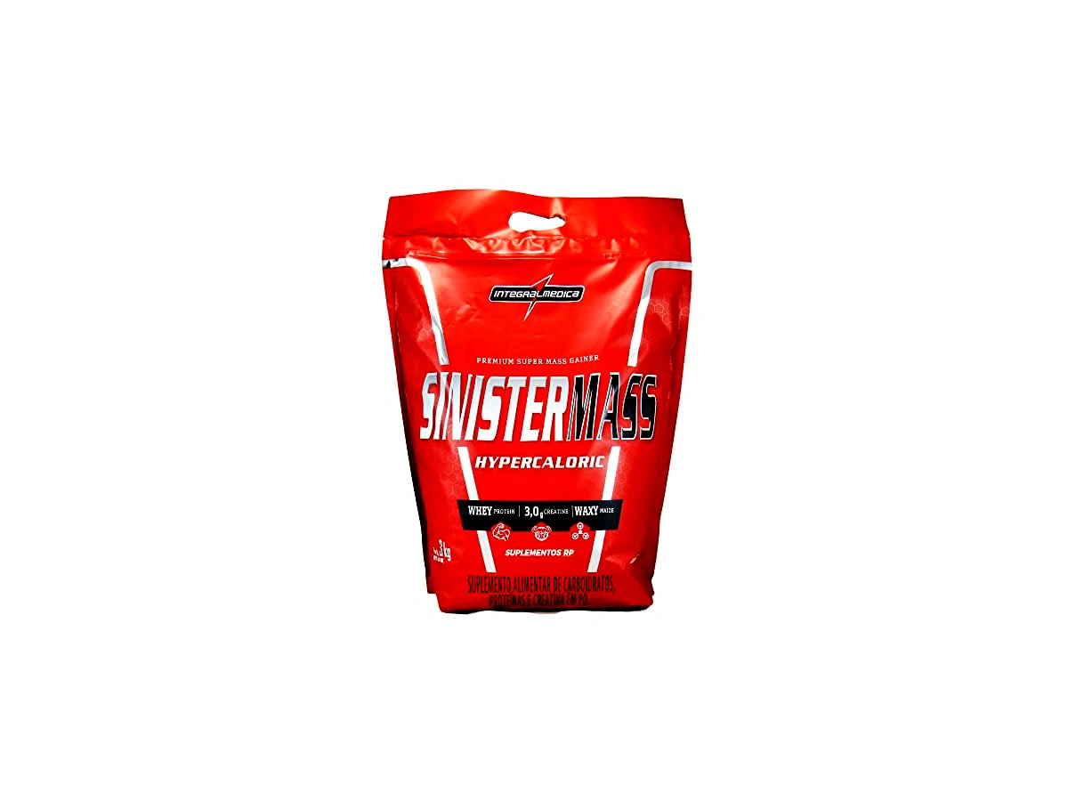Sinister Mass Refil 3kg Sabor Morango - Integralmedica