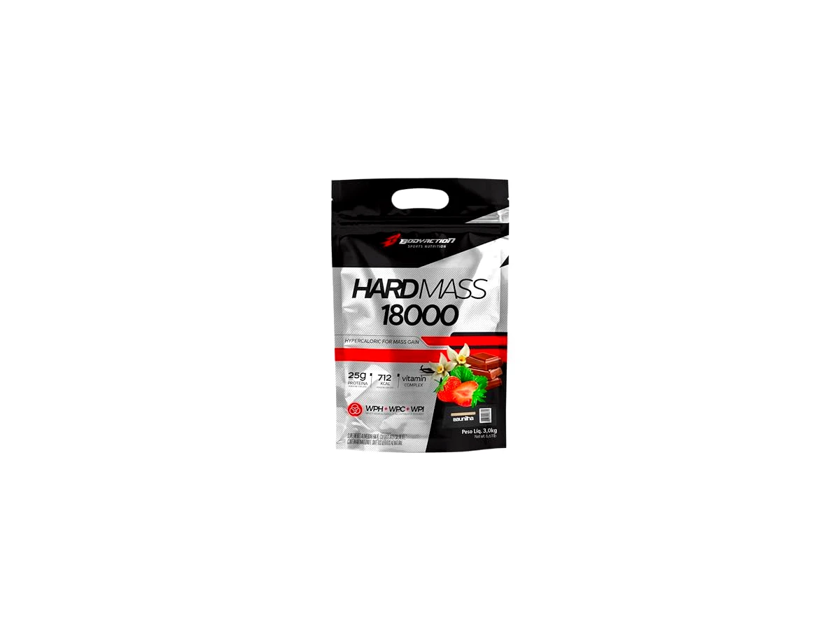 Hard Mass 18000 Sabor Baunilha Refil 3kg - BodyAction