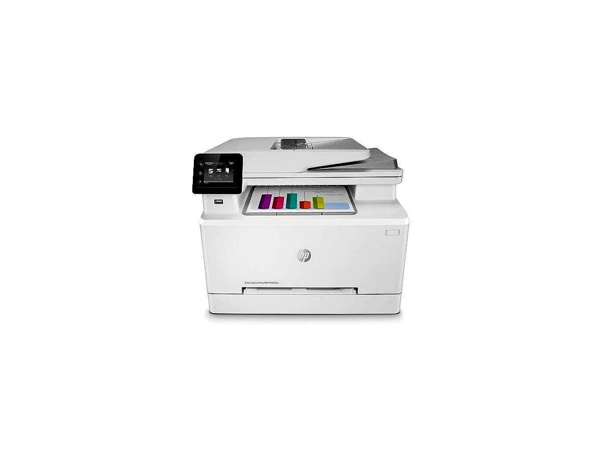 HP Impressora a laser multifuncional sem fio Color LaserJet Pro M283fdw, impressão móvel remota, digitalização e cópia, impressão duplex, funciona com Alexa (7KW75A)