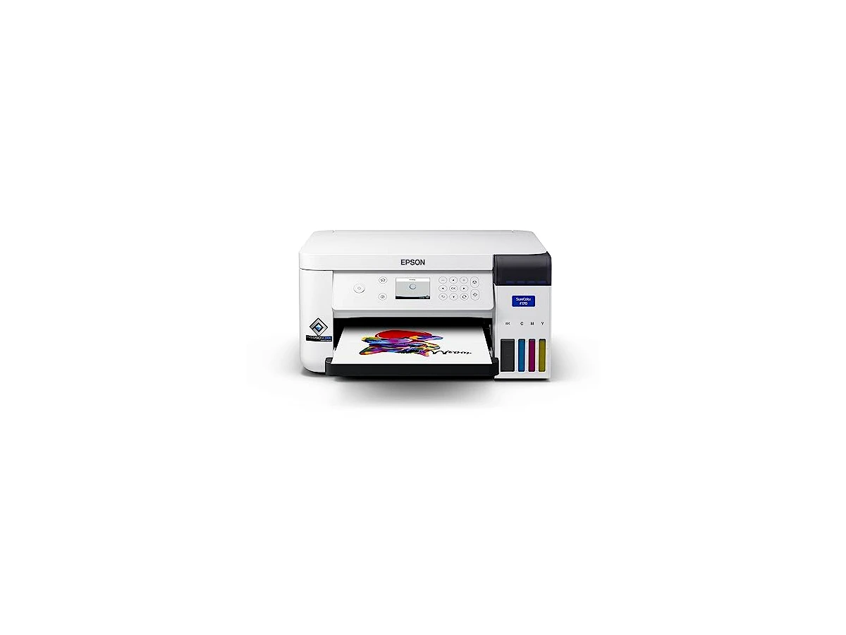 EPSON Impressora Sublimática Surecolor F170, tanque de tinta colorida - USB, A4, Branca, C11CJ80202