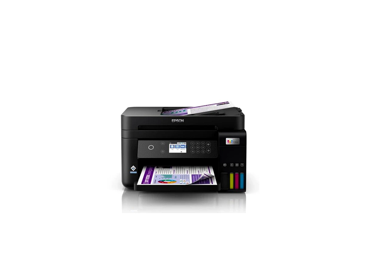 EPSON Multifuncional EcoTank L6270 - Tanque de Tinta Colorida, Wi-Fi Direct, Ethernet, Frente e Verso Automático, ADF, Bivolt, Preto