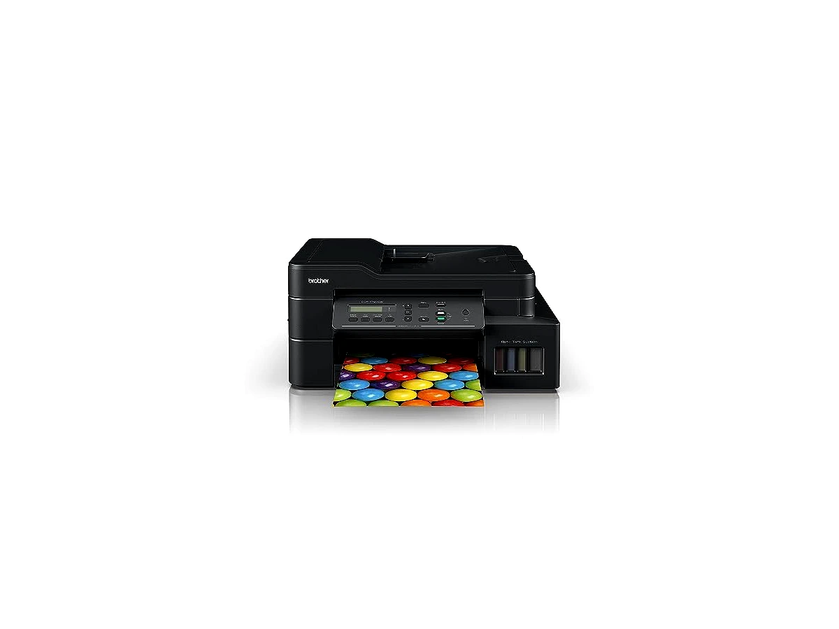 Brother Impressora de tanque de tinta multifuncional sem fio, DCP-T720DW, recursos duplos automáticos, impressão e digitalização móvel e na nuvem, frascos de tinta de alto rendimento