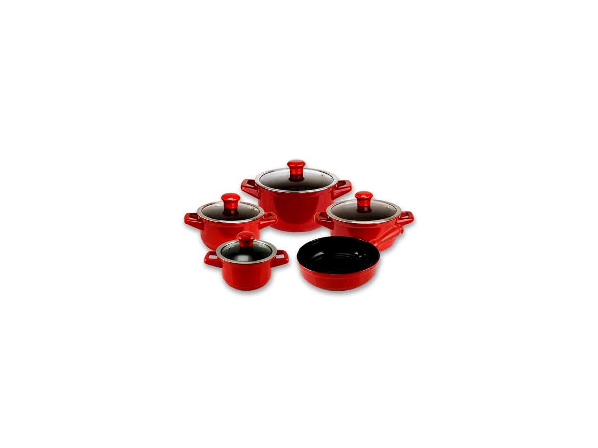 Jogo de Panelas 100% Cerâmica Ceraflame Duo Smart Pomodoro 5 Peças (Ref: 301438)