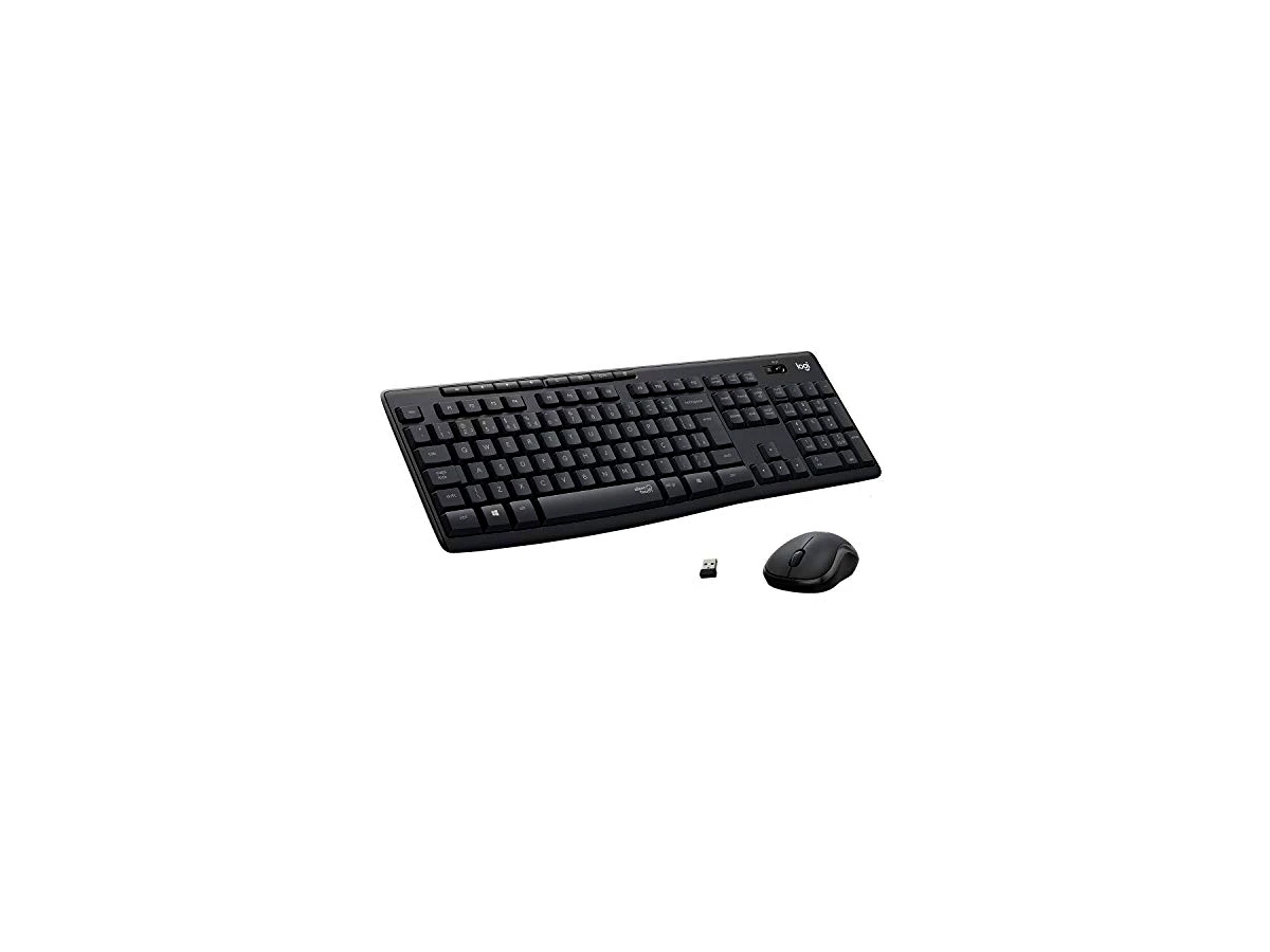 Combo Teclado e Mouse sem fio Logitech MK295 com Digitação e Clique Silencioso, Teclas de Mídia de Fácil Acesso, Conexão USB, Pilhas Inclusas e Layout ABNT2