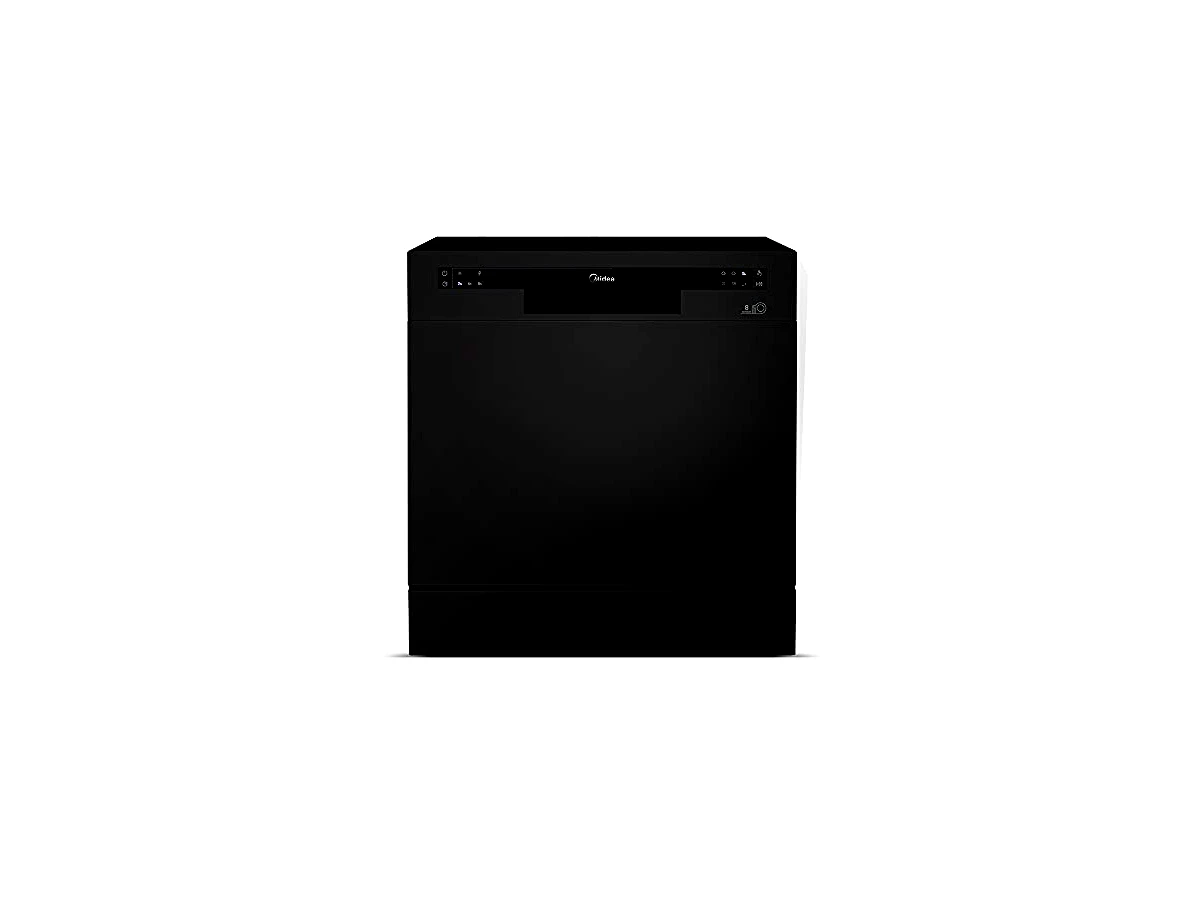 Lava-Louças Midea 8 Serviços Preta com Função Eco - DWA08P