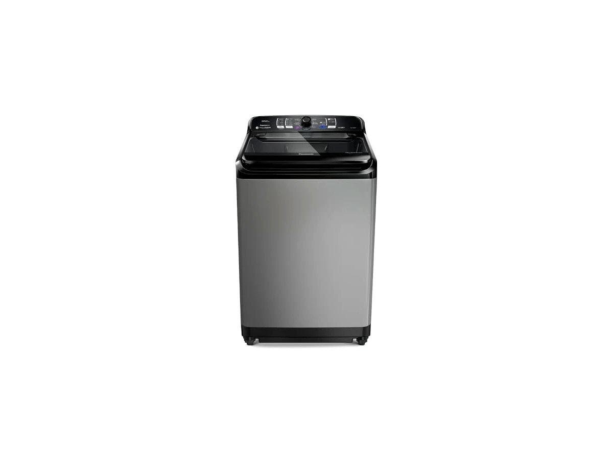 Máquina de Lavar Panasonic 12kg Sistema Ciclone Antibactéria Titânio - NA-F120B1T