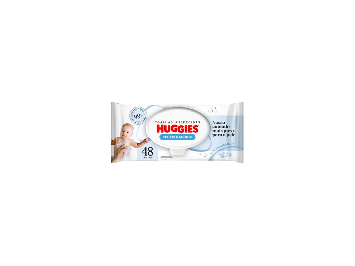 Huggies Lenços Umedecidos Recém-Nascido (Pacote com 48 unidades)